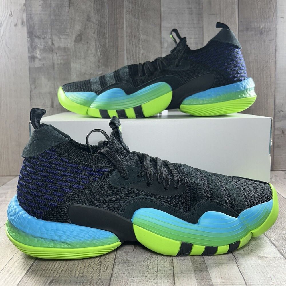 Adidas Trae Young 2 Men's Trae Tlien Basketball Shoes Low Black Size 11.5 H06473